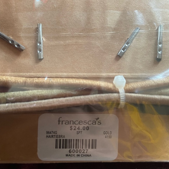 Francesca’s Gold Bracelet and Ponytail Holders - Picture 3 of 3